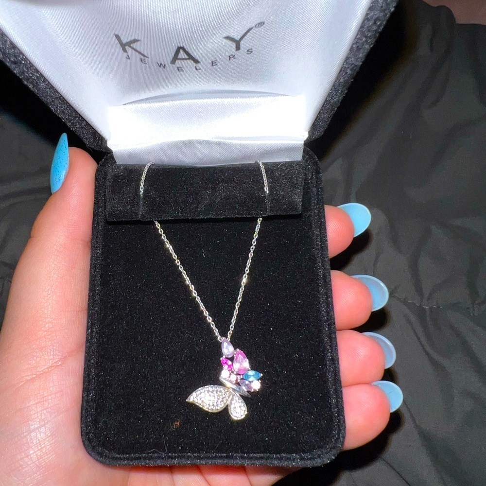 Brand new never worn Butterfly necklace